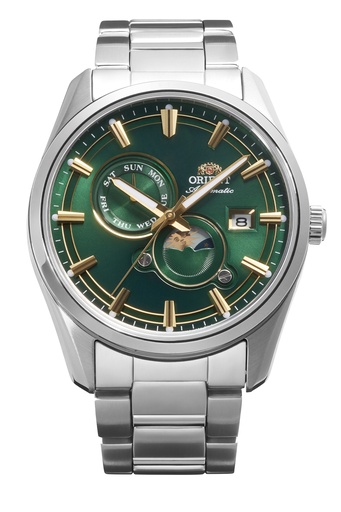 ORIENT Contemporary Men's Mechanical Sun and Moon Stretto Day & Night